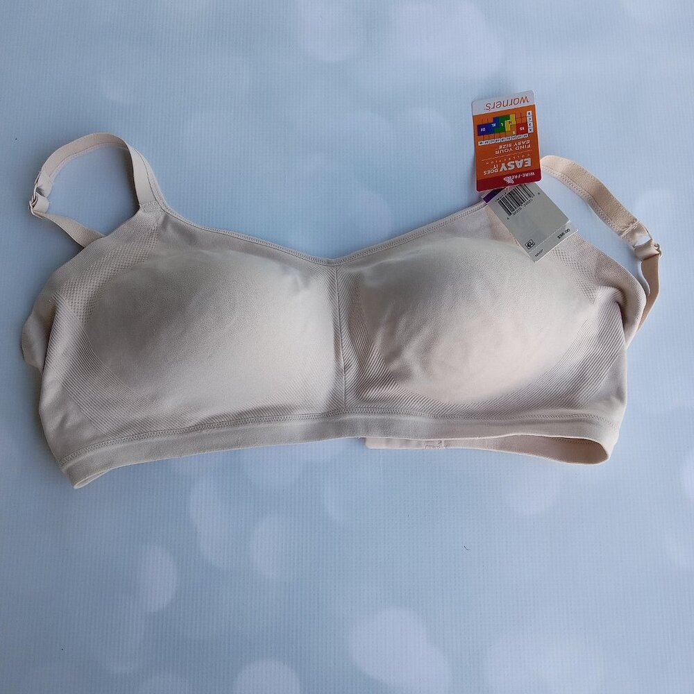 WARNERS Easy Does It wire free tan bra size 2X NWT
